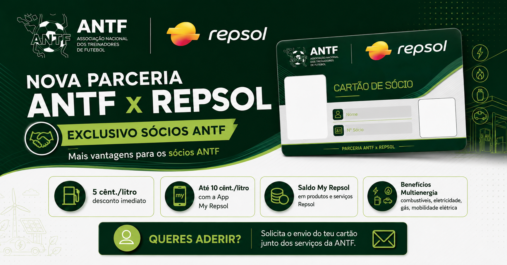 Cartão ANTF / Repsol — vantagens no abastecimento e no Programa Multienergia